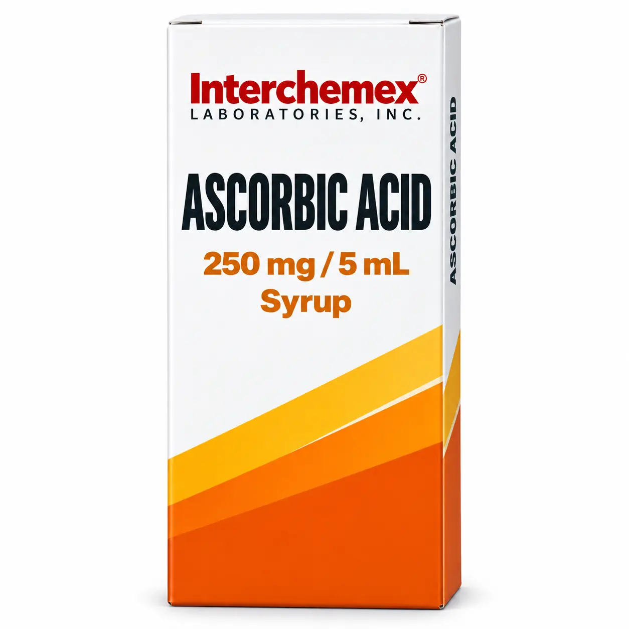 Proposed packaging design for Ascorbic Acid, syrup