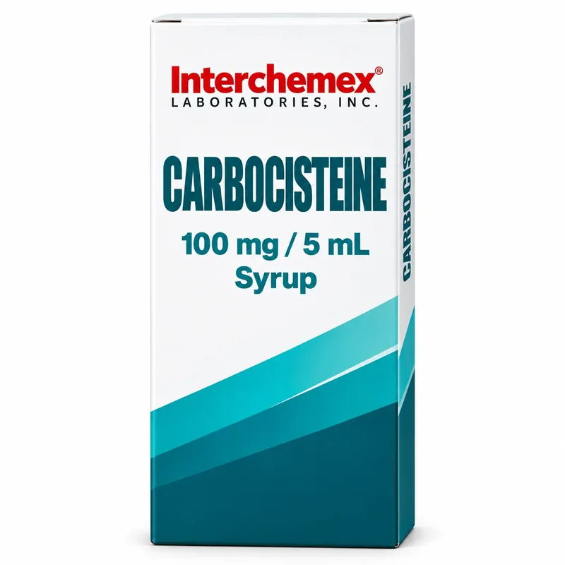 Proposed packaging design for Carbocisteine, syrup