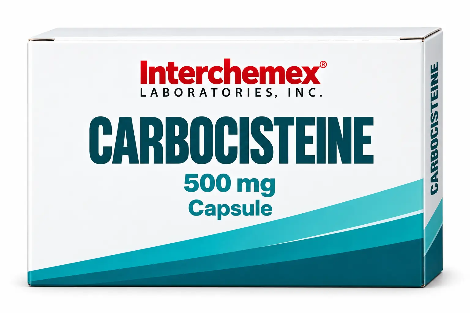 Proposed packaging design for Carbocisteine, capsule