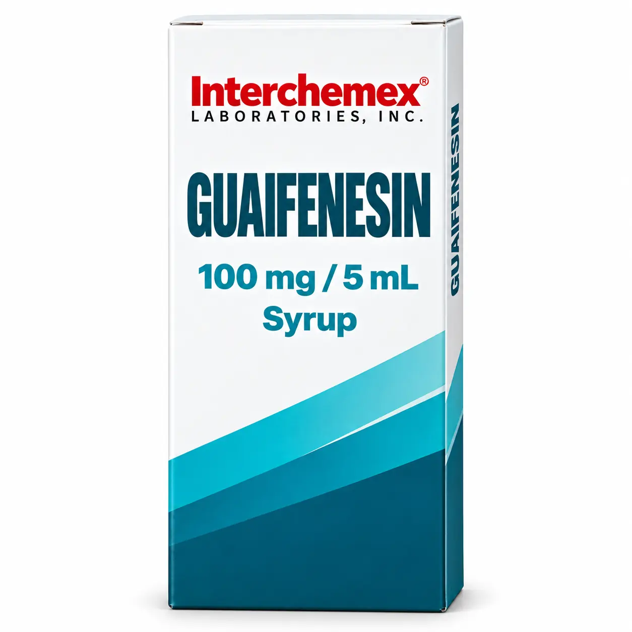 Proposed packaging design for Guaifenesin, syrup