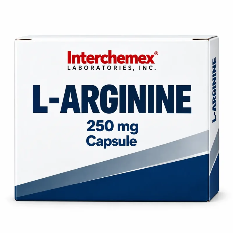 Proposed packaging design for L-Arginine, capsule