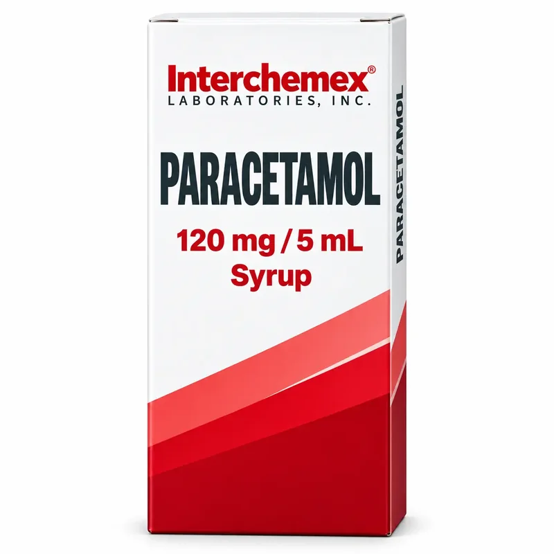 Proposed packaging design for Paracetamol, syrup