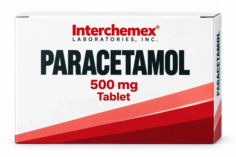 Proposed packaging design for Paracetamol, tablet