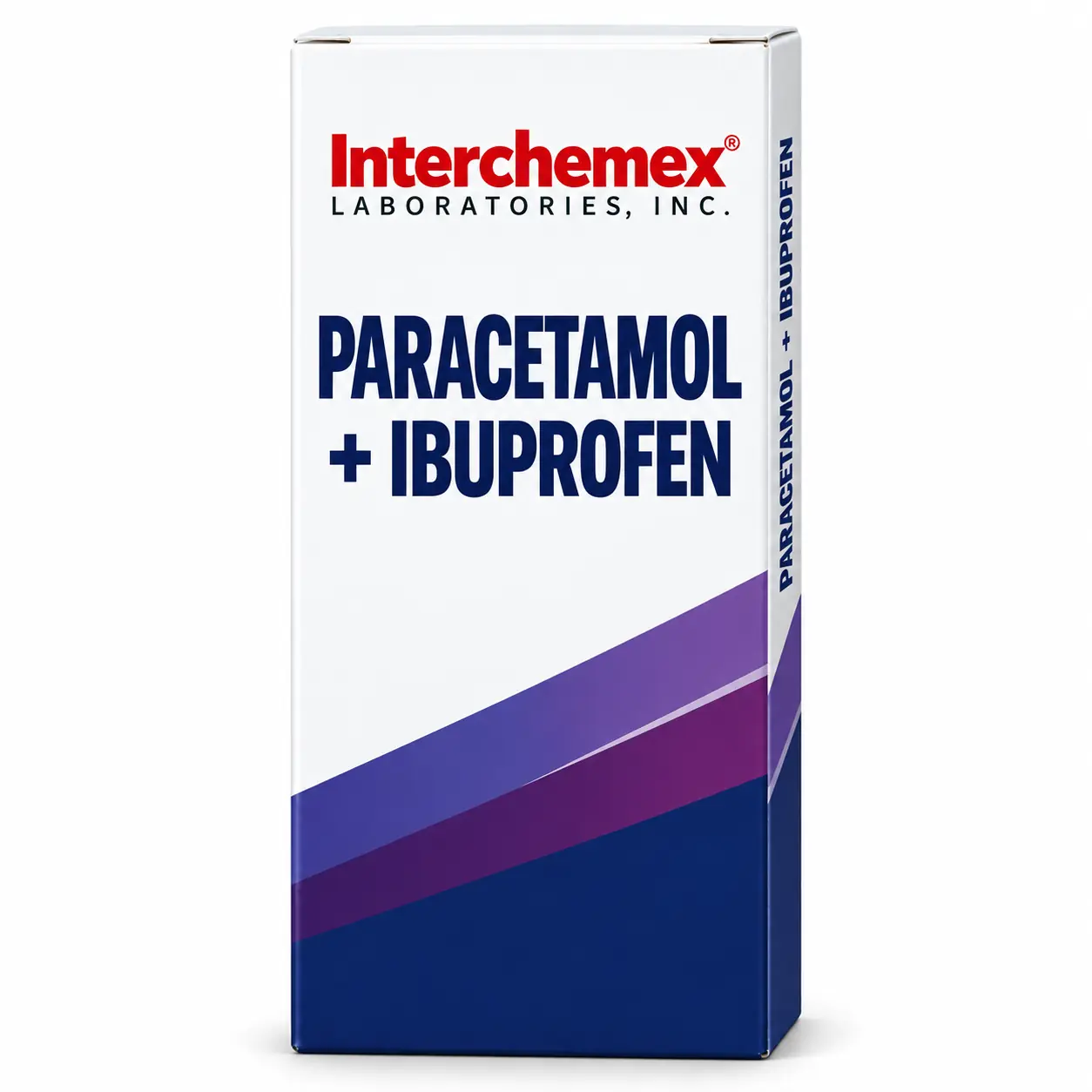 Proposed packaging design for Paracetamol + Ibuprofen, suspension