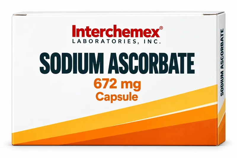 Proposed packaging design for Sodium Ascorbate, capsule