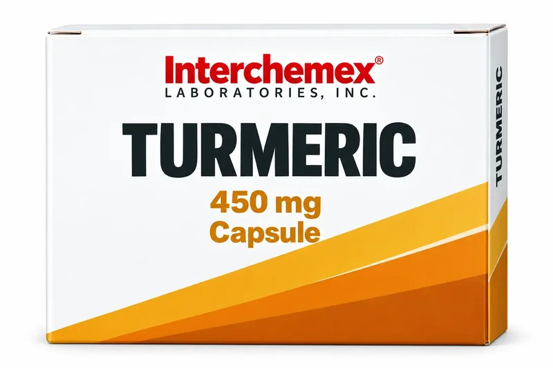 Proposed packaging design for Turmeric, capsule
